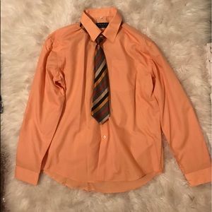 Dress shirt with necktie